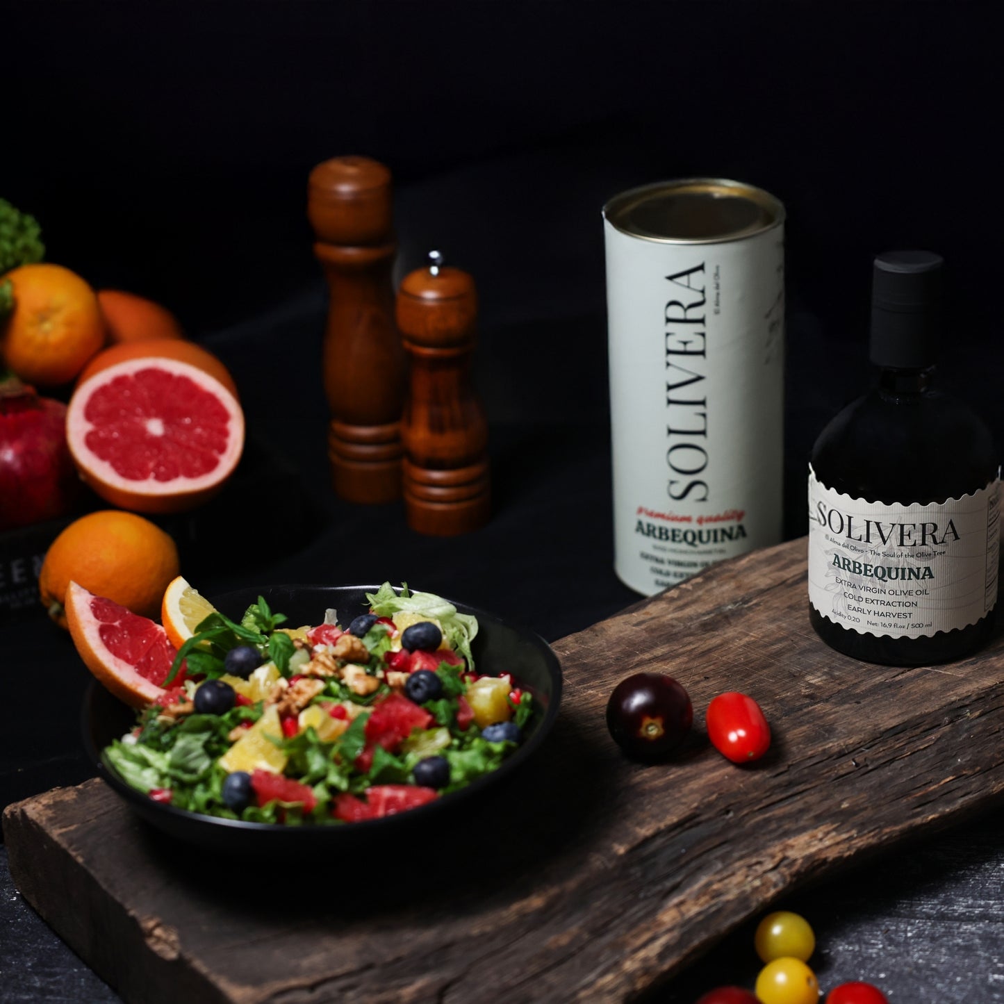 Arbequina Extra Virgin Olive Oil – Single-Origin · Cold-Pressed · Delicately Fruity · 300+polyphenols