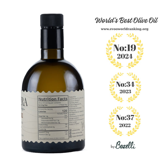 Koroneiki Extra Virgin Olive Oil – Single-Origin · Cold-Pressed · Bold & Herbaceous · 400+polyphenols