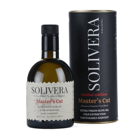 Master’s Cut Extra Virgin Olive Oil – Signature Blend · Cold-Pressed · Smooth & Complex · 350+polyphenols