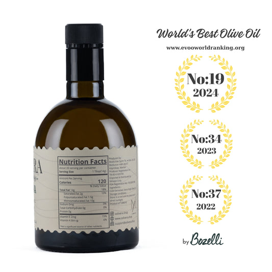 Arbequina Extra Virgin Olive Oil – Single-Origin · Cold-Pressed · Delicately Fruity · 300+polyphenols