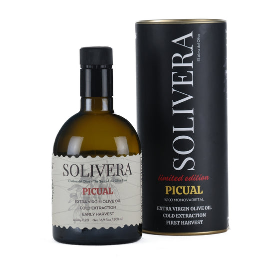 Picual Extra Virgin Olive Oil – Single-Origin · Cold-Pressed · First Harvest · Bold & Peppery · 500+polyphenols