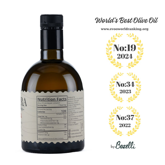 Lecciana Extra Virgin Olive Oil – Single-Origin · Cold-Pressed · First Harvest · Floral & Balanced · 400+polyphenols