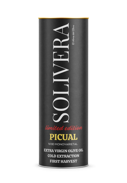 Picual Extra Virgin Olive Oil – Single-Origin · Cold-Pressed · First Harvest · Bold & Peppery · 500+polyphenols